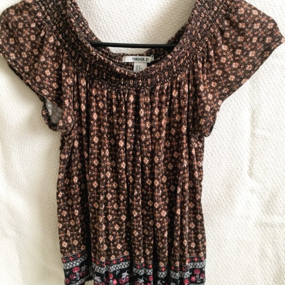 forever 21 off-shoulder top